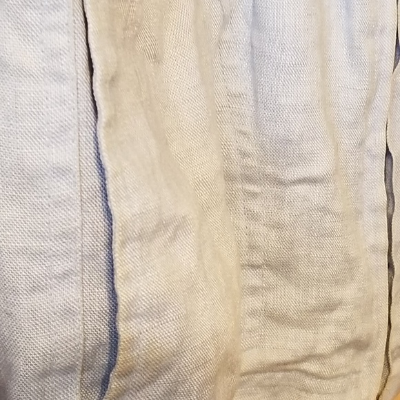 Pale Blue Linen Zip Up 🦚 3 for $21 or 6 for $30 - Picture 3 of 7